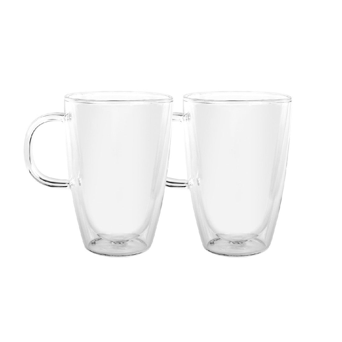 Avanti Caffe Manico Double Wall Glasses Set Of 2 - 350ml