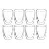Avanti Caffe Twin Wall Glass - Set Of 8 - 250ml
