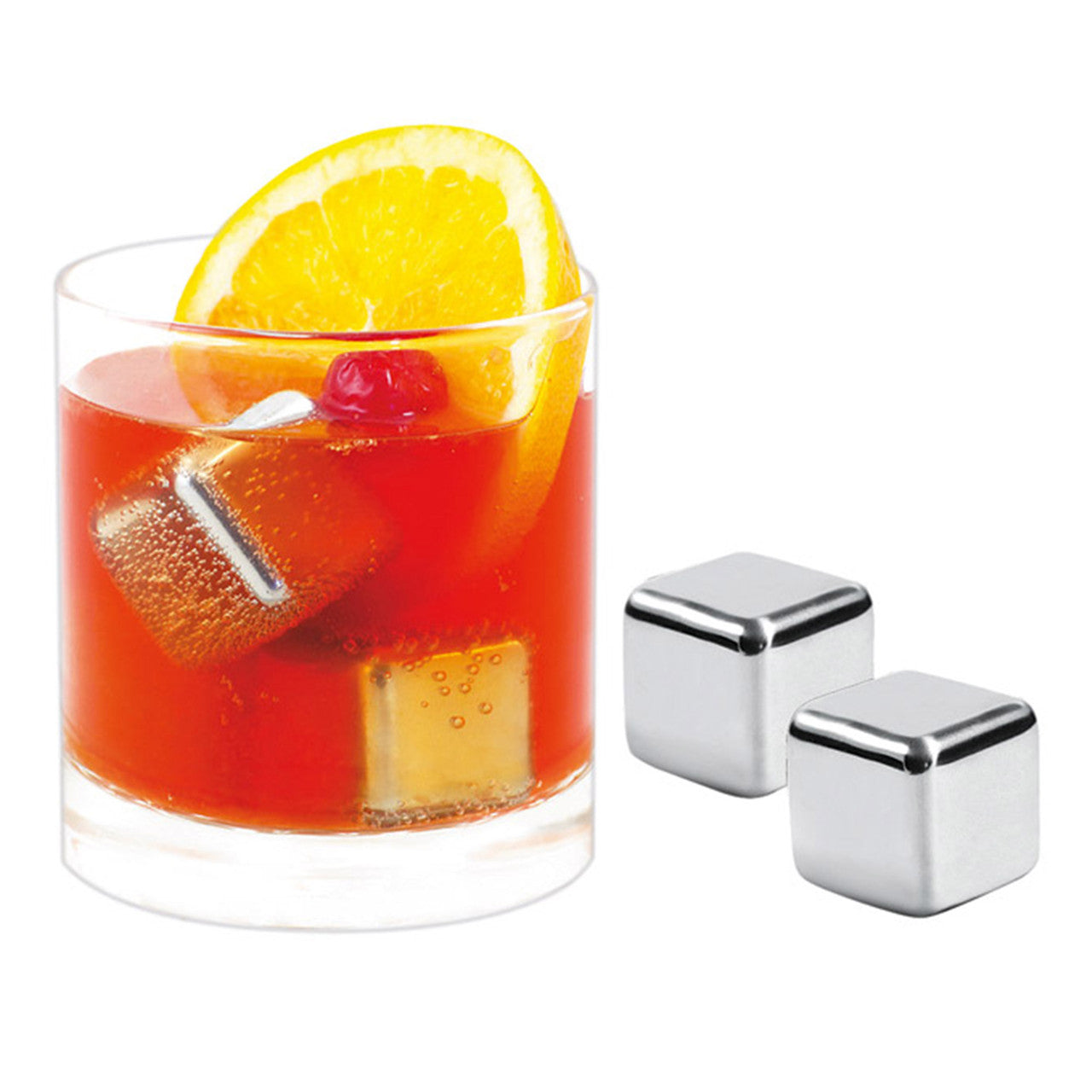 Avanti Stainless Steel Ice Cubes Set Of 4