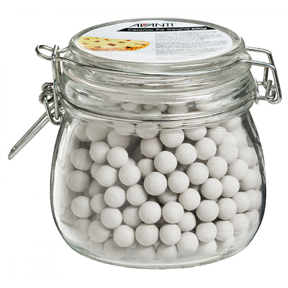 Avanti Ceramic Pie Weights In Glass Jar - 600g