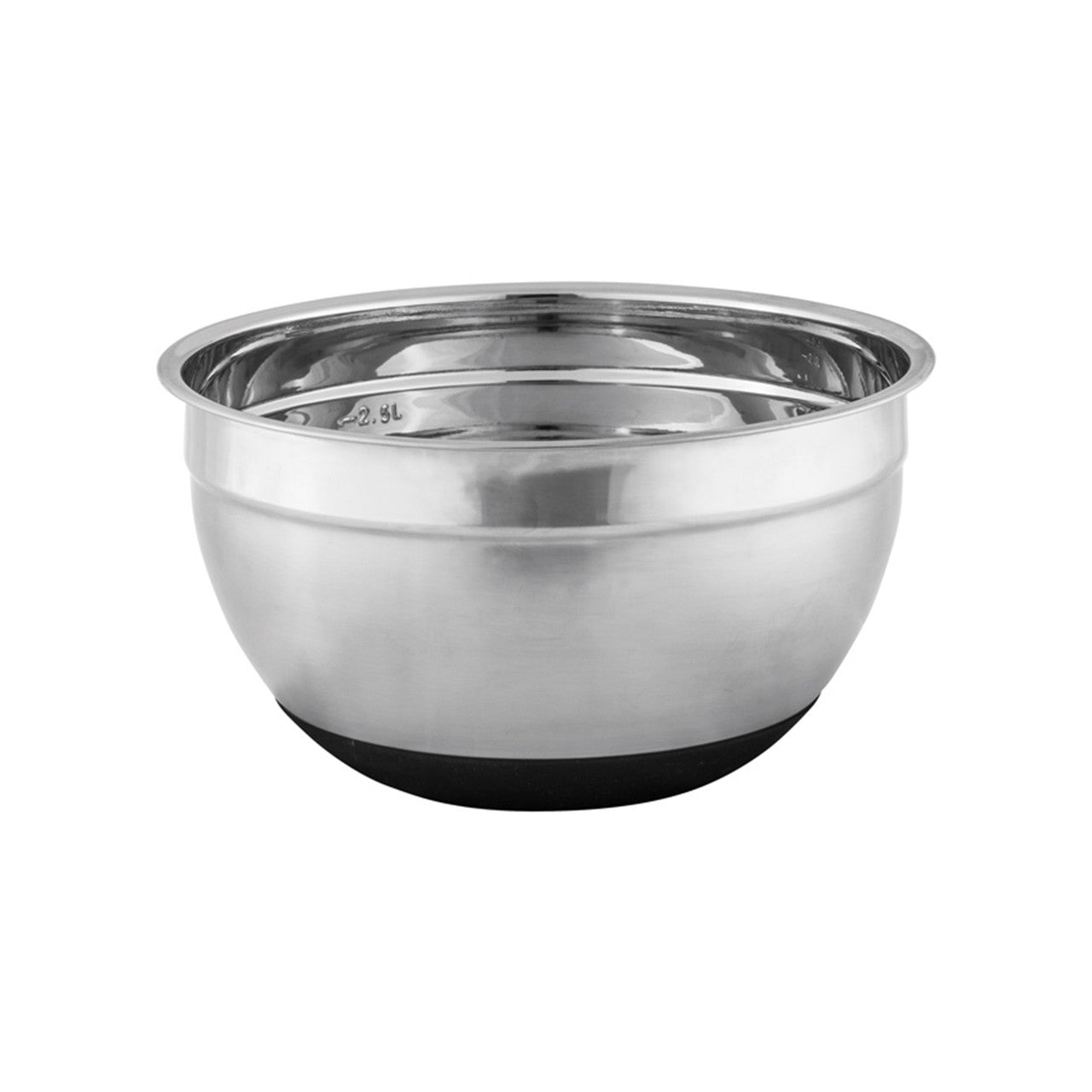 Stainless Steel Mixing Bowl 19cm - W/ Silicone Bottom 