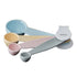 Avanti Ribbed Measuring Spoons - Pastel