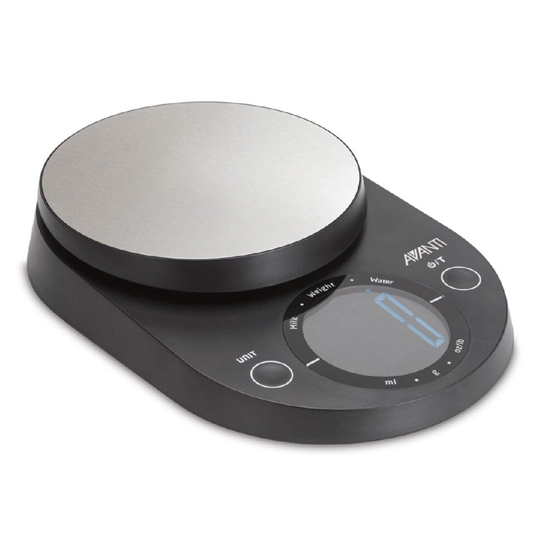 Avanti Large Display Digital Kitchen Scale - Black Scales The Cooks Kitchen Mandurah 