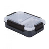 Avanti 2 Compartment Lunch Box - Grey