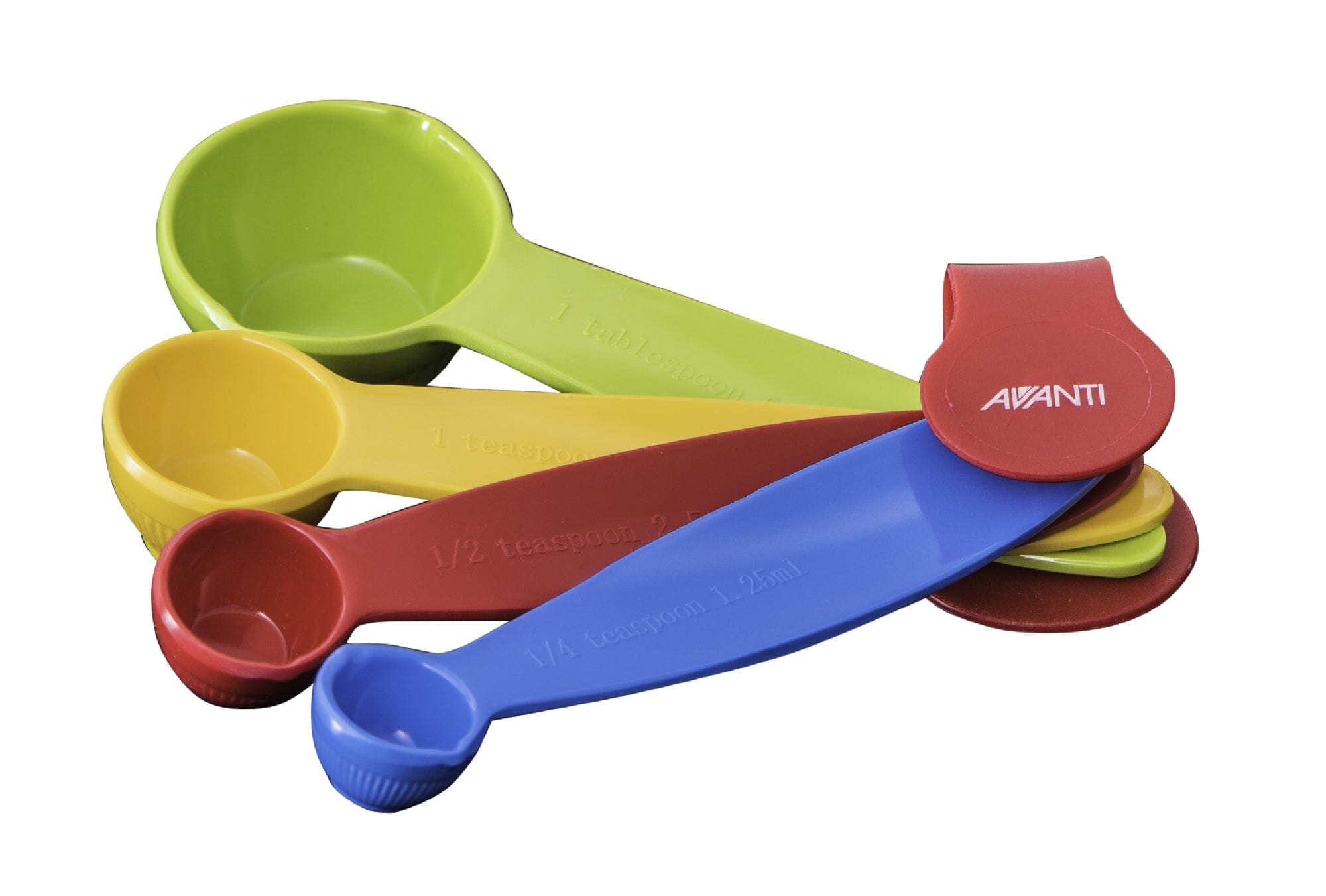 Avanti Melamine Ribbed Measuing Spoon - Australian Standards - Primary Scales The Cooks Kitchen Mandurah 