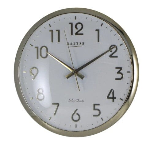 Baxter Darcy Wall Clock Arabic Numeral 32cm - Gold Clocks The Cooks Kitchen 