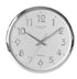 Baxter Darcy Wall Clock Arabic Numeral 32cm - Silver Clocks The Cooks Kitchen 
