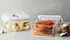 Glasslock Handy Tempered Glass Food Container - 3700ml
