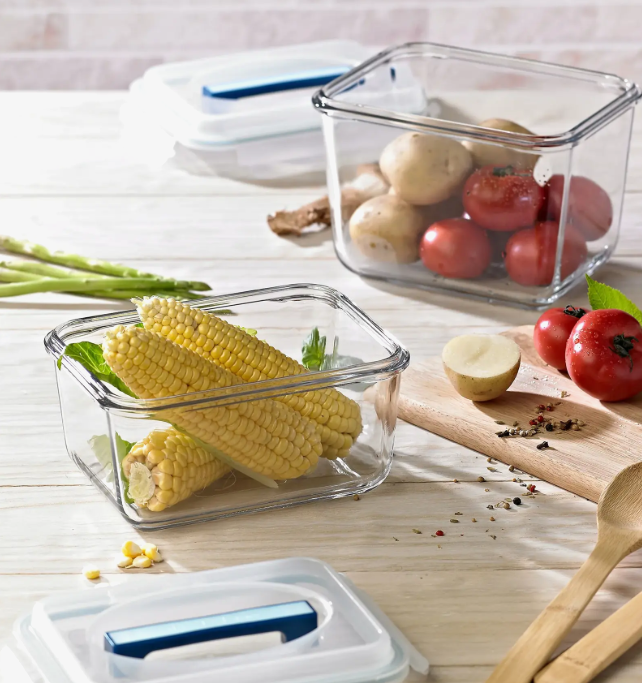 Glasslock Handy Tempered Glass Food Container - 3700ml