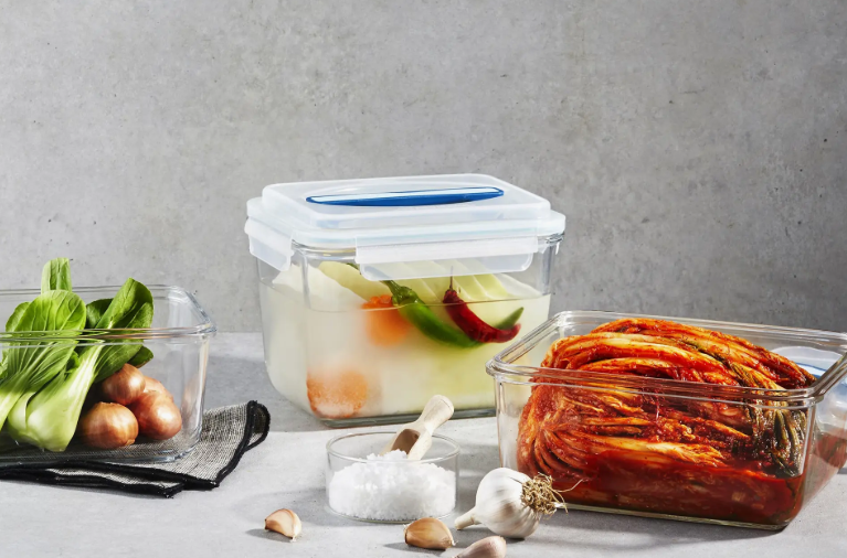 Glasslock Handy Tempered Glass Food Container - 3700ml