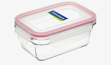 Glasslock Oven Safe Tempered Glass Rectangular Container 485ml