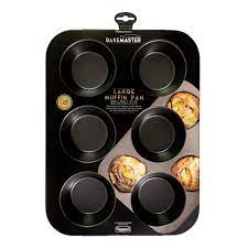 Bakemaster 6 Cup Large Muffin Pan 35x26cm