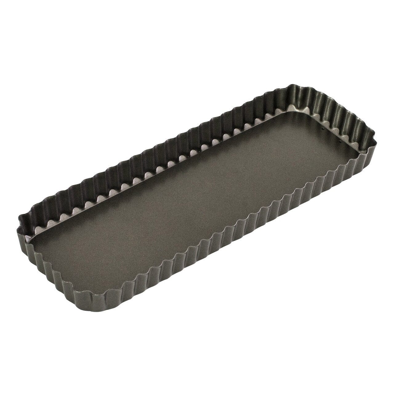 Bakemaster Loose Base Rectanglar Quiche 36x13x3.5cm Baking Tins, Trays, Pans & Ramekins The Cooks Kitchen Mandurah 