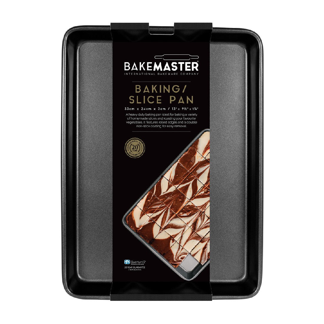 Bakemaster Baking/slice Pan 33 X 24 X 3cm