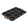 Bakemaster Silicone 12 Cup Dome Tray 35.5x24.5cm