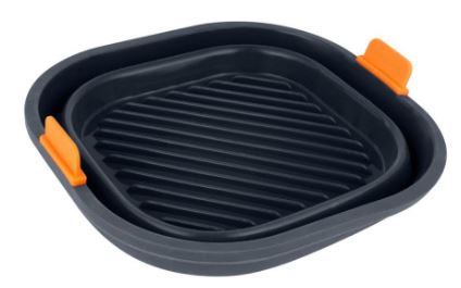 Bakemaster Square Air Fryer Basket 21cm