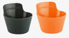 Bakemaster Silicone Baking Cups Set Of 12 7x4cm Orange/grey
