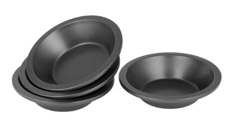 Bakemaster Round Pie Dish Set Of 4 - 12.5x3cm Baking Tins, Trays, Pans & Ramekins The Cooks Kitchen 