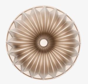 Bakemaster French Wreath Fluted Cake Pan - Champagne