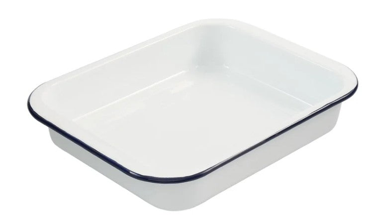 Bakemaster Enamel Bake And Roast Pan 29 X 22 X 5cm