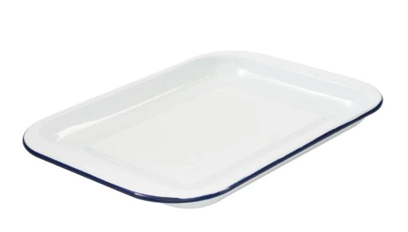 Bakemaster Enamel Oven Tray 35 X 24 X 2.5cm Baking Tins, Trays, Pans & Ramekins The Cooks Kitchen 