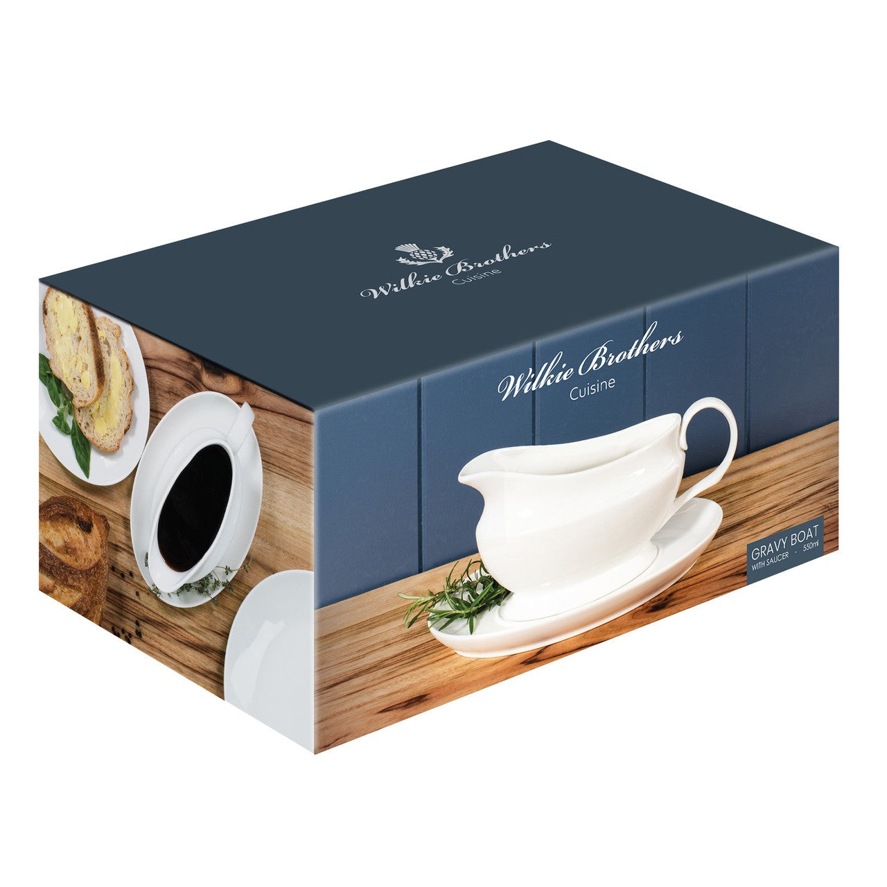 Wilkie Brothers Gravy Boat With Saucer 550ml