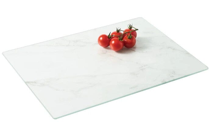 Avanti Tempered Glass Surface Protector White Marble Chopping Boards & Surface Savers The Cooks Kitchen 