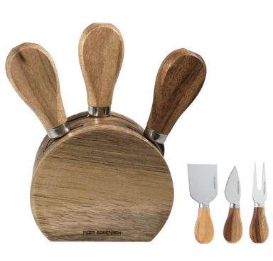 Peer Sorensen 4pc Cheese Set Acacia
