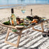 Peer Sorensen Folding Wine Picnic Table - Rubberwood