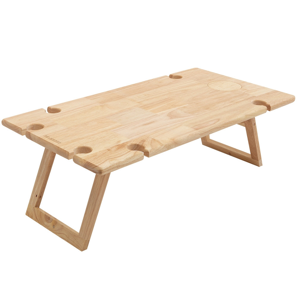 Peer Sorensen Folding Wine Picnic Table - Rubberwood