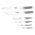 Global 7-piece Kabuto Knife Block Set - Black Global The Cooks Kitchen 