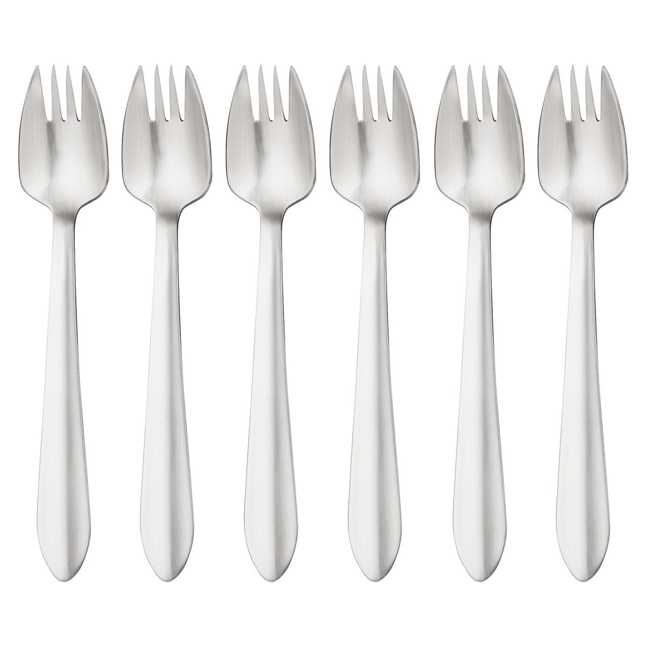 Wilkie Brothers 6 Piece Buffet Fork Set - Satin Finish