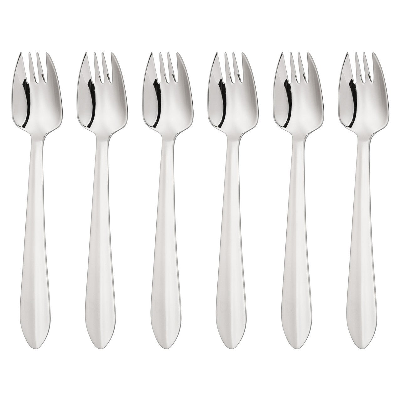 Wilkie Brothers 6 Piece Buffet Fork Set - Mirror Finish