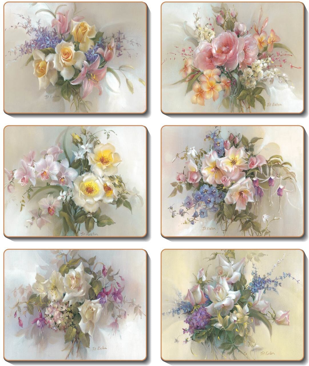 Cinnamon Romsance Placemats - Set Of 6 Placemats & Coasters The Cooks Kitchen 