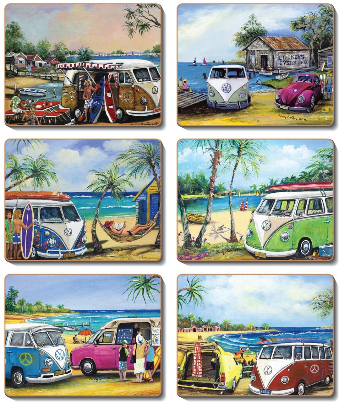 Cinnamon Kombi Placemats - Set Of 6 Placemats & Coasters The Cooks Kitchen 