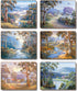 Cinnamon Bradleys Streams Coasters - Set Of 6