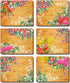 Cinnamon Native Flower Placemats - Set Of 6