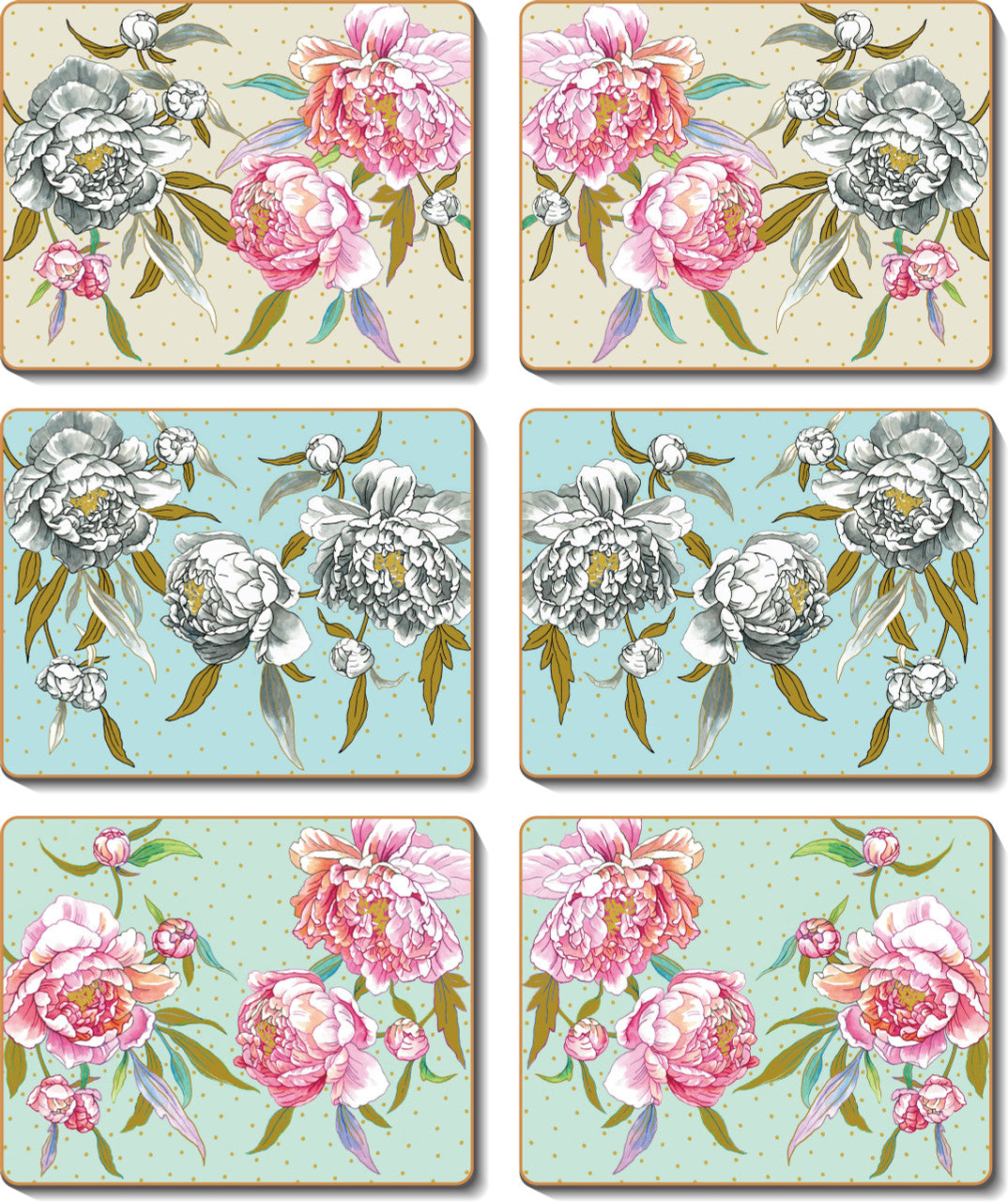Cinnamon Verona Placemats - Set Of 6