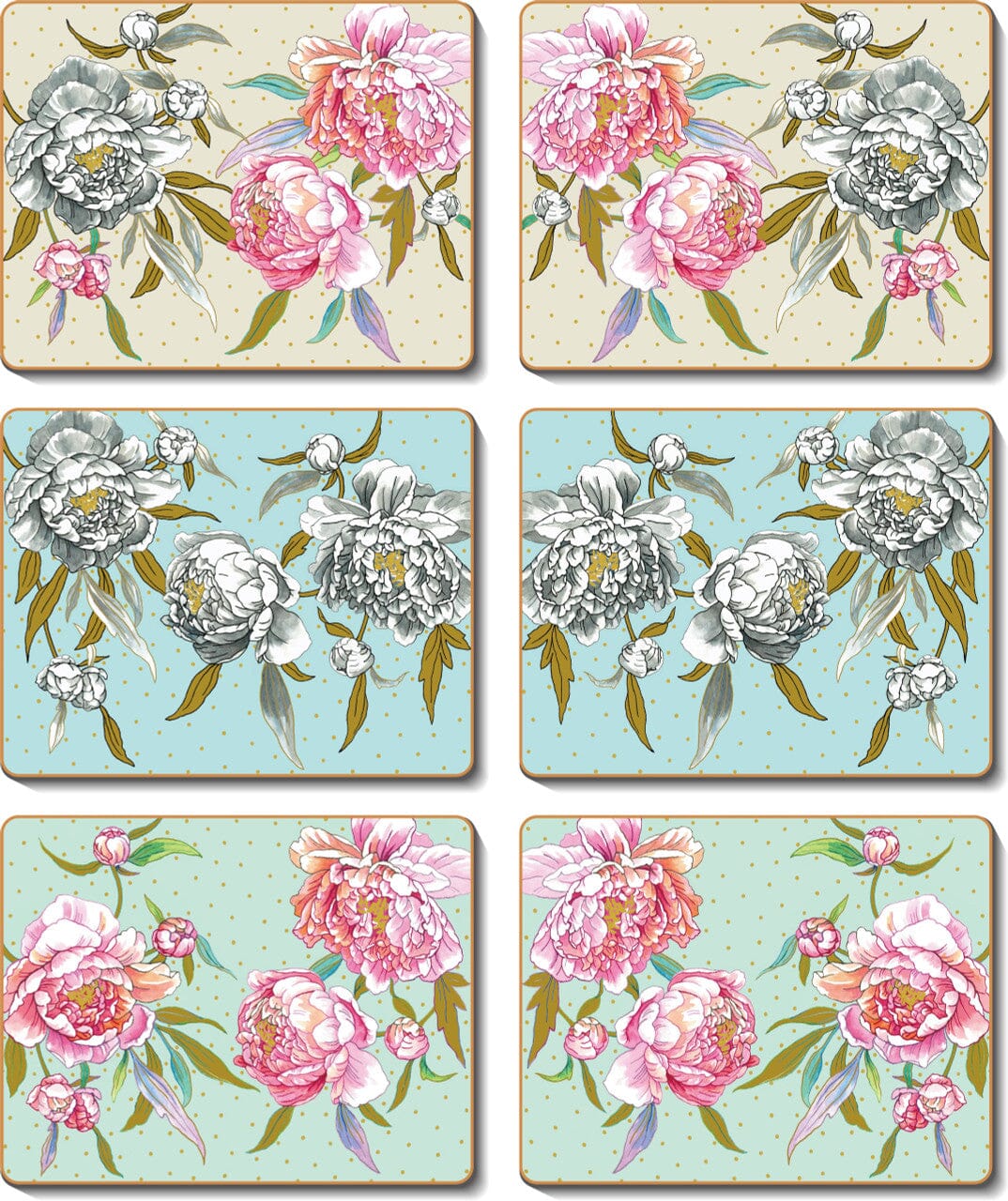 Cinnamon Verona Placemats - Set Of 6 Placemats & Coasters The Cooks Kitchen 