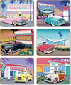 Cinnamon 50's Cool Placemats - Set Of 6
