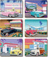 Cinnamon 50's Cool Coasters - Set Of 6