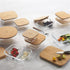 Ecology Nourish Rect Storage With Bamboo Lid 22 X16cm Glassware Storage The Cooks Kitchen 