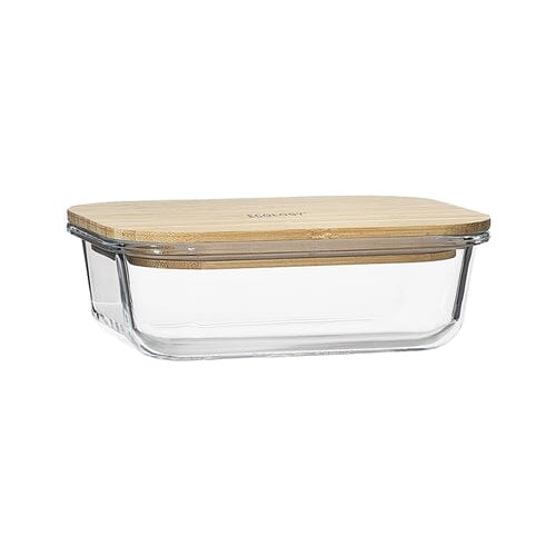 Ecology Nourish Rectangle Storage With Bamboo Lid Glassware Storage The Cooks Kitchen 