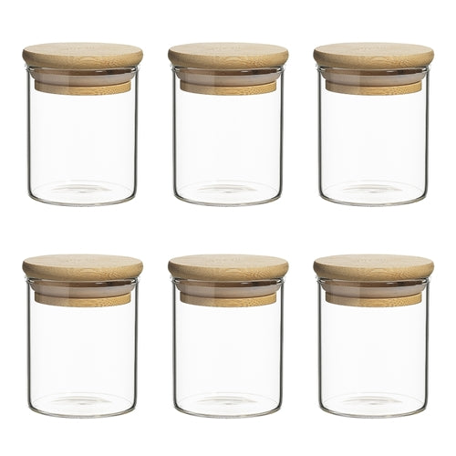 Pantry Round Spice Jar Set 6pc