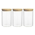 Pantry Round Canisters Set Of 3 Glassware Storage The Cooks Kitchen 