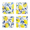 Ecology Punch S/4 Coasters - Lemon
