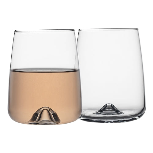Ecology Ida Set Of 6 Stemless Wine Glasses 430ml