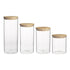 Pantry Set Of 4 Round Canisters