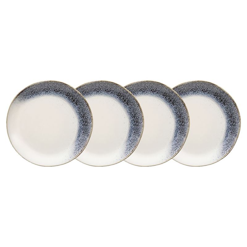 Ecology Atol Side Plate 21cm Set Of 4 Deep Blue