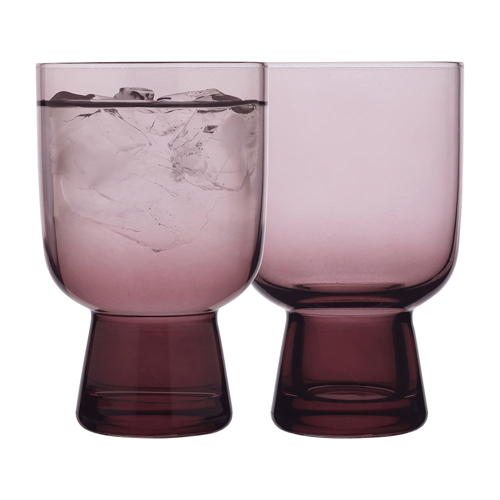 Ecology Arlo Set Of 4 Tumblers 275ml Plum